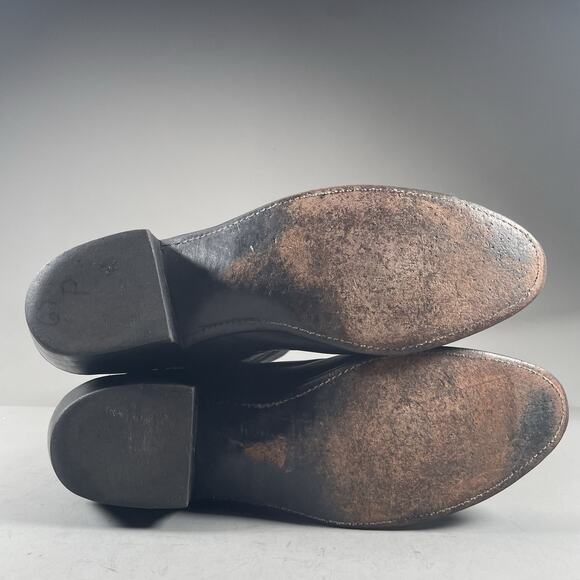 Lucchese 1883 Men’s Size 11 D Black Leather Western Pull On Cowboy Boots Casual - Picture 4 of 9